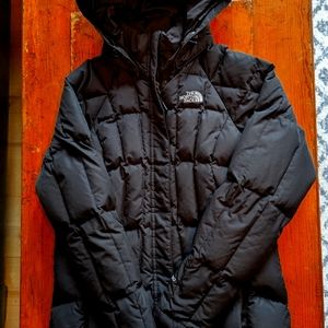 North Face down feather parka